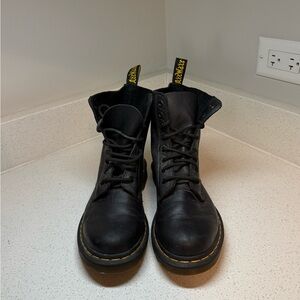 Dr. Martens Black Leather Boots